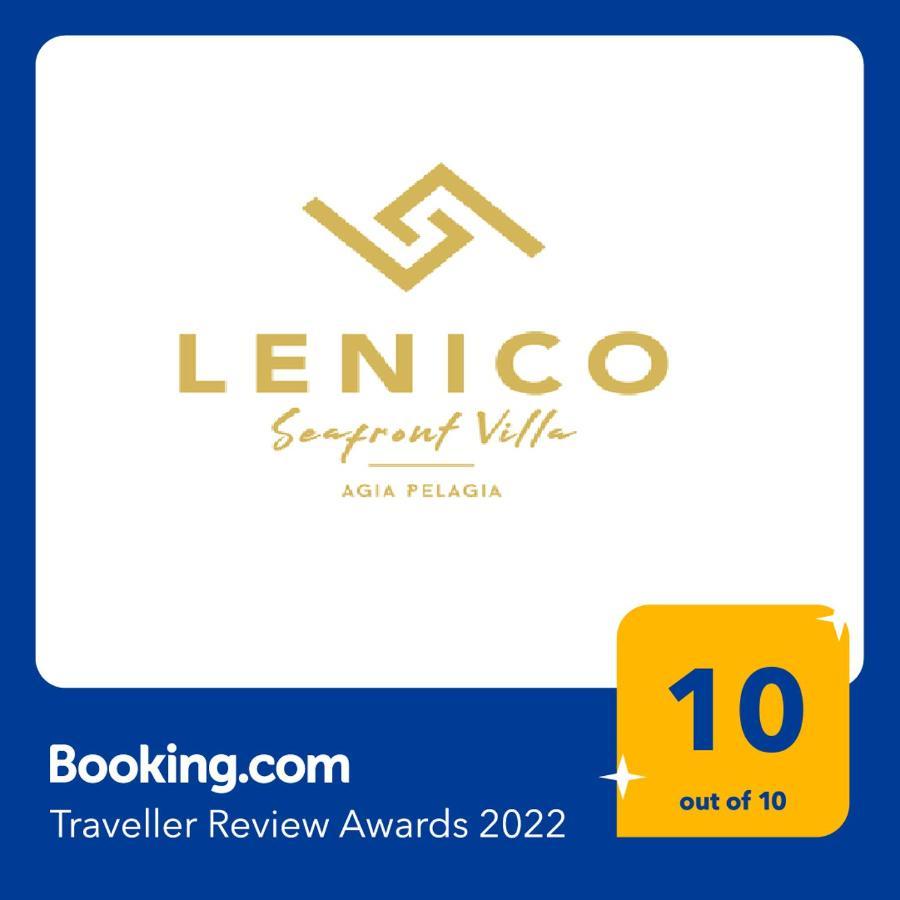 Lenico Seafront Villa Agia Pelagia 외부 사진